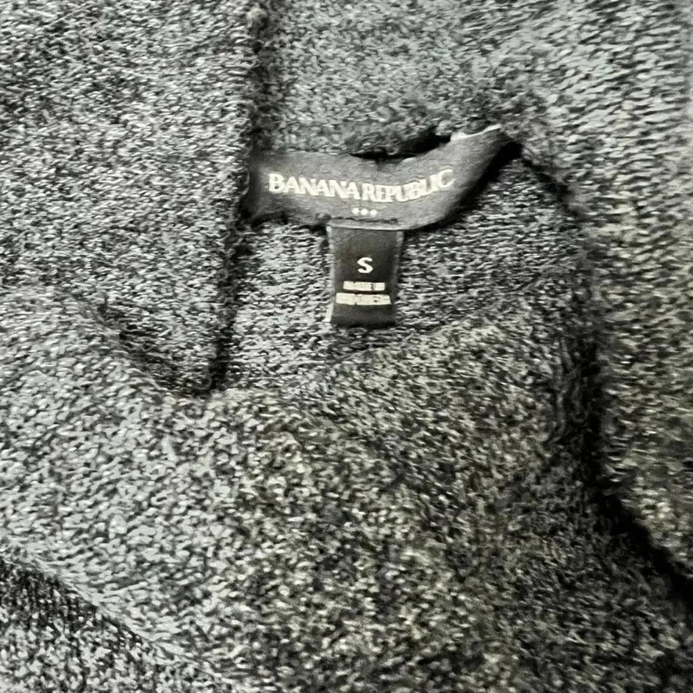 BANANA REPUBLIC GRAY COWL NECK TUNIC DRESS LONG SLEEVE WITH STRETCH - Picture 5 of 7